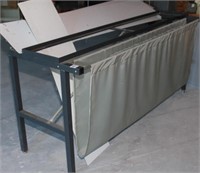 steel 6' plotter/cutter stand with roller