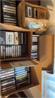 Vintage cassette tapes, foreigner, Led Zeppelin,