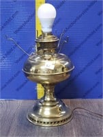 Bradley & Hubbard Electrified Lamp