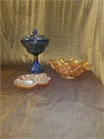 Vintage Carnival Glass collection