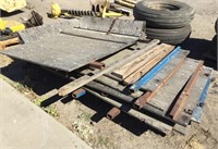 Pallet of Wooden Flatbed Truck Slats