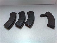 3 AK-47 magazines (1 with ammo) & 1 SKS magazine