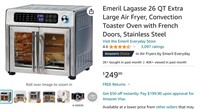 Emeril Lagasse 26 QT Extra Large Air Fryer