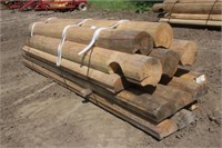 Bundle of Assorted Milled & Peeled Logs from BC