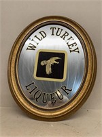 Wild turkey liquerur advertising mirror