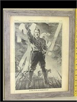 ORIGINAL HITLER ELECTION MAGAZINE AD - 1933