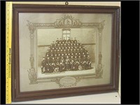 LARGE PRE-WW I GERMAN UNIT PHOTO - "IN REMEMBRANCE