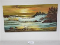 Signed Oil Painting on Canvas (No Ship)