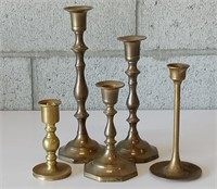 Vintage Brass Candle Stick Holders