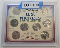 History of US Nickels Collection