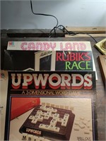 3 Games; Candyland, Upwards, Rubiks Race