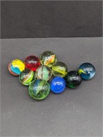 Collection Of 10 Crock Marbles