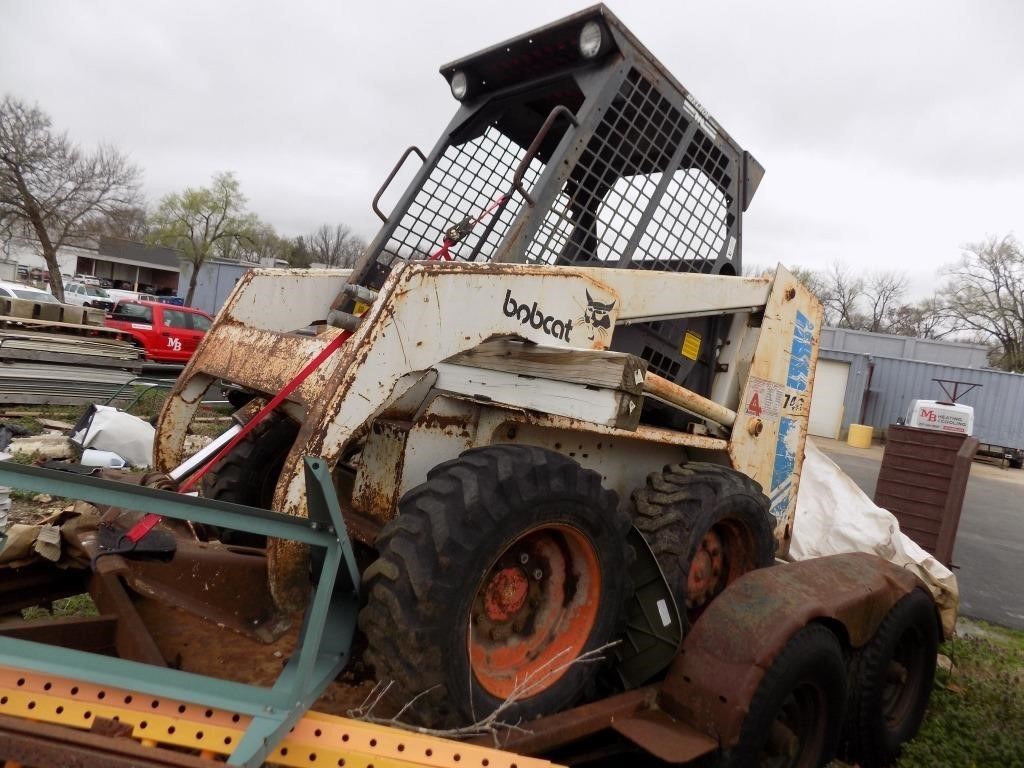 1990 GMC Bucket Truck and Bobcat for Parts Online Only