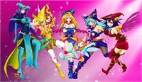 SEALED-Magician Girls14x24" Mouse Pad x2