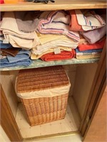 Laundry Basket & Towels
