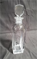 Signed Orrefors heavy crystal decanter