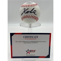 Kobe Bryant Signed Baseball w/ COA