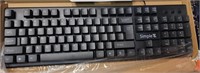 Simple TK office wired Keyboard