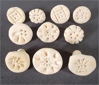 Organic Clay Stamps (10)
