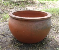 Terra cotta extra large planter, 20.5 X 12.75"