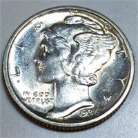 1936-D Mercury Silver Dime Uncirculated