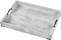 Large Wood Rectangular Serving Tray 20 X 14 Inch