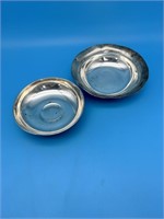 2 Silver Plate Bowls
