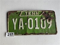 TN Green License Plate U234