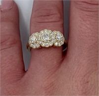 $8420 14k Yellow Gold 1.60cts Diamond Ring