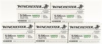 100 Rounds Of Winchester M855 5.56mm Ammo