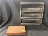 Wall Shelf with Slide Lid Storage Box