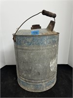 Vintage Galvanized Gas Can