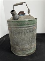 Vintage Galvanized Gas Can