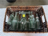 Basket of Coke Bottles