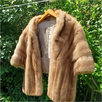 Vintage Mink Stole with clasp
