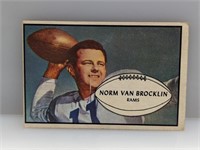 1953 Bowman #11 Norm Van Brocklin Los Angeles Rams