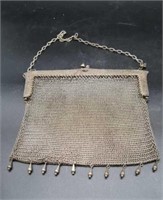 Antique German Silver Mesh Purse