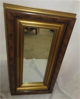Wood/gold Tone Mirror