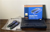 Dish Cable Box, Linksys Cable/DSL Router