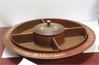 A Ceramic Japanese Sweet Tray