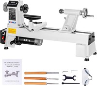 CXRCY 12" x 18" Wood Lathe, Benchtop Wood Lathe