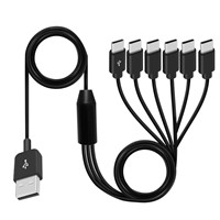 Poyiccot USB A to USB C Splitter Cable, Multi USB