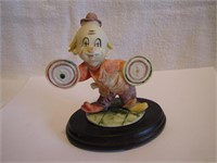 1984 4&1/2" Porcelain Clown Figurine Arhart Puc