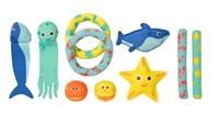 Coconut Grove Dive and Play swim toy pack