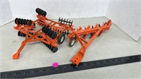 ERTL 1/16 scale AC Tandem Disc and 4 Bottom Plow.