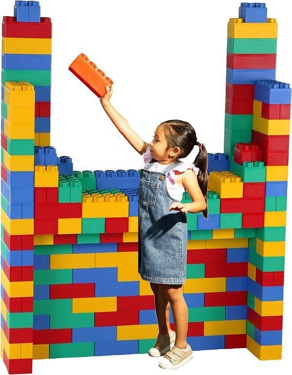 192 Pcs Jumbo Blocks for Toddlers - USA Made
