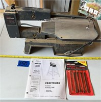 Craftsman 16” scroll saw & blades