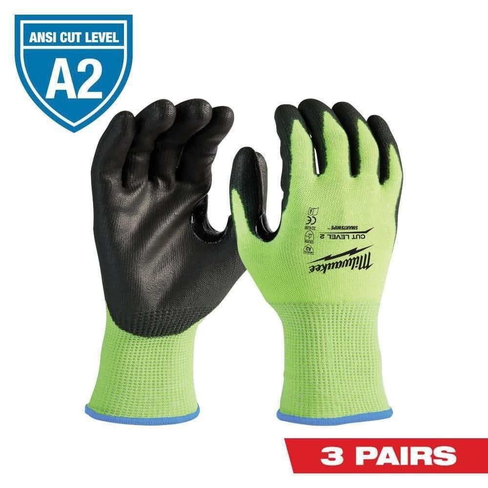 $27  XL Level 2 Cut Resistant Work Gloves (3-Pack)