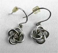 925 Silver Rings Diamond Earrings