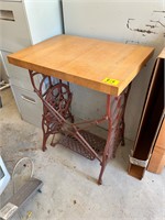 Sewing Table Base with wood top